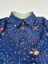 画像をギャラリービューアに読み込む, 新型・紗綾型地紋に刺し子風模様【M】