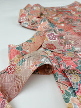 画像をギャラリービューアに読み込む, 紗綾型地紋に絞りに梅葉模様【長丈シュッケニ】【日本橋三越品】