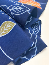 画像をギャラリービューアに読み込む, 手染め牡丹模様縮緬【サイドギャザーワンピース】