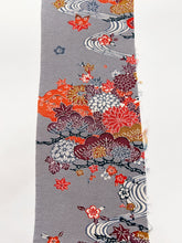 画像をギャラリービューアに読み込む, 松に菊流水花模様・縮緬