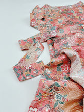 画像をギャラリービューアに読み込む, 紗綾型地紋に絞りに梅葉模様【長丈シュッケニ】【日本橋三越品】