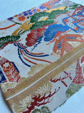 画像をギャラリービューアに読み込む, 両面全通柄京袋帯(アンティーク)【あずま型 中】上物