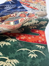 画像をギャラリービューアに読み込む, 菖蒲に楓笹梅家屋に雲掛け模様【L】