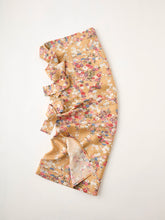 画像をギャラリービューアに読み込む, 膨れ織りに鶴・四季草花模様【長丈シュッケニ・丈91㎝】