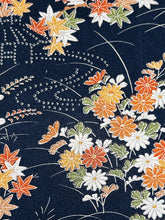 画像をギャラリービューアに読み込む, 萩楓草花模様【サイドギャザーワンピース】