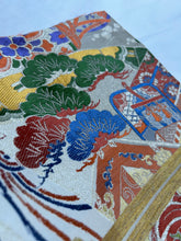 画像をギャラリービューアに読み込む, 両面全通柄京袋帯(アンティーク)【あずま型 中】上物