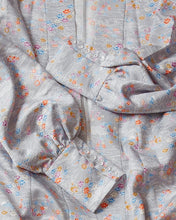 画像をギャラリービューアに読み込む, 流水模様に小花尽くし模様【六つ釦】