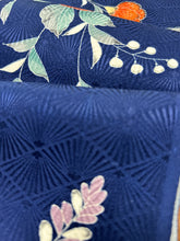 画像をギャラリービューアに読み込む, 変わり菱尽くし地紋に花模様【ギャザータイプ】