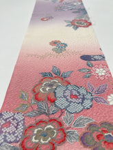 画像をギャラリービューアに読み込む, 膨れ織りに吉祥花模様【四つ釦】