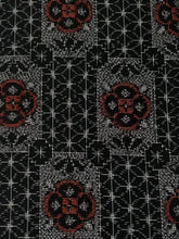 画像をギャラリービューアに読み込む, 花幾何学に麻の葉模様大島【L】