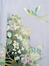 画像をギャラリービューアに読み込む, 七色箔の花鳥模様