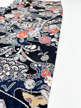 画像をギャラリービューアに読み込む, 雲ヱに花松絞り絵模様【長丈シュッケニ・丈91㎝】