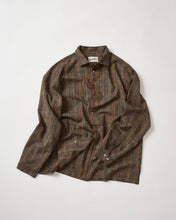 画像をギャラリービューアに読み込む, 5周年・二色縞模様紬【L】新仕様