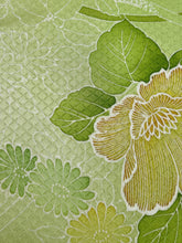 画像をギャラリービューアに読み込む, 菱地紋に花絵模様【ティアード】