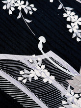 画像をギャラリービューアに読み込む, 結び紐鼓花模様総地紋・銀彩【シュッケニ】