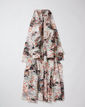 画像をギャラリービューアに読み込む, 抽象扇橘地紋に梅牡丹楓に家屋模様【六つ釦】