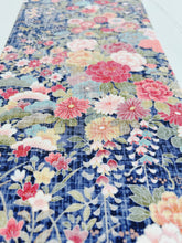 画像をギャラリービューアに読み込む, 破れ格子地絵に松牡丹菊藤花模様【L】