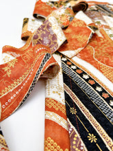 画像をギャラリービューアに読み込む, 七宝地紋に破れ色紙古典柄模様【長丈シュッケニ】