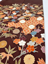 画像をギャラリービューアに読み込む, 鶴に松竹梅吉祥模様【フォーマルシュッケニ】