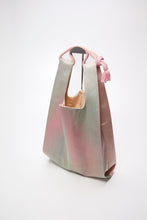 画像をギャラリービューアに読み込む, 薄錆青磁・桃暈し格子地織③【ケニショ・大】