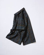 画像をギャラリービューアに読み込む, 縞に唐草模様織り出し本場泥大島紬【S】