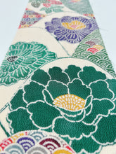 画像をギャラリービューアに読み込む, 鬼しぼ縮緬・花青海波亀甲吉祥模様【サイドギャザーワンピース】