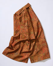 画像をギャラリービューアに読み込む, 抽象花鳥更紗模様・染・大島紬【L】