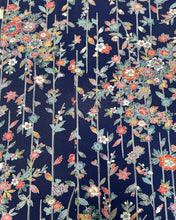 画像をギャラリービューアに読み込む, 縞蔦葉花模様【シュッケニ・81㎝丈】