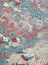 画像をギャラリービューアに読み込む, 花鳥風景模様【長丈シュッケニ】【日本橋三越品】