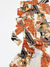 画像をギャラリービューアに読み込む, 七宝地紋に破れ色紙古典柄模様【長丈シュッケニ】