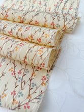 画像をギャラリービューアに読み込む, よろけ縞地紋に枝花模様【六つ釦】