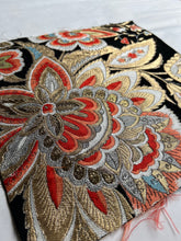 画像をギャラリービューアに読み込む, 唐花金糸名古屋帯【あずま型 中】上物