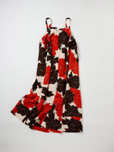 画像をギャラリービューアに読み込む, 鬼しぼ縮緬・大花模様【サイドギャザーワンピース】