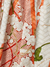 画像をギャラリービューアに読み込む, 桧垣地紋に総古典柄模様【絹】