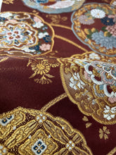 画像をギャラリービューアに読み込む, 【あずま型 中】本金箔絵皿丸華模様