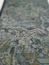 画像をギャラリービューアに読み込む, 家屋風景模様織り出し本場泥大島紬【L】