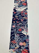 画像をギャラリービューアに読み込む, 流水に牡丹笹菖蒲花絵型染【ティアード】