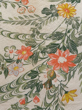 画像をギャラリービューアに読み込む, 筆書き草花模様・アンティーク