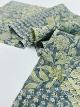 画像をギャラリービューアに読み込む, 鬼しぼ縮緬ちりめん・更紗模様【サイドギャザーワンピース】