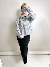 画像をギャラリービューアに読み込む, 縞唐花模様紬【ケニジャン】