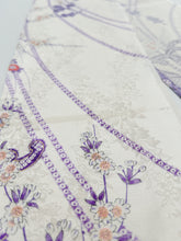 画像をギャラリービューアに読み込む, 花地紋に籠牡丹花模様・金彩【長】