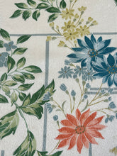 画像をギャラリービューアに読み込む, 霧吹き地紋に格子線花草模様【ティアード】