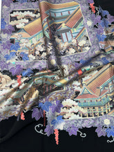 画像をギャラリービューアに読み込む, 【予約品】紫箔の風景花模様金彩【フォーマルシュッケニ】