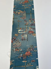 画像をギャラリービューアに読み込む, 錆浅葱暈しに古典柄模様【ティアード】