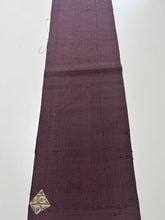 画像をギャラリービューアに読み込む, 幾何学に草花模様手織り節紬【L】