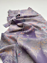 画像をギャラリービューアに読み込む, 縮緬地に暈し草花模様【シュッケニ】