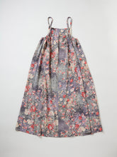 画像をギャラリービューアに読み込む, 縮緬・御所車草花模様【サイドギャザーワンピース】