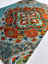 画像をギャラリービューアに読み込む, 花・華唐草模様更紗横錦【あずま型 大】特上