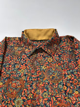 画像をギャラリービューアに読み込む, 手染め絵皿更紗模様【S】