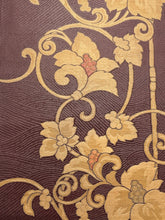 画像をギャラリービューアに読み込む, 流水地に花唐草模様金糸【ケニショ・大】